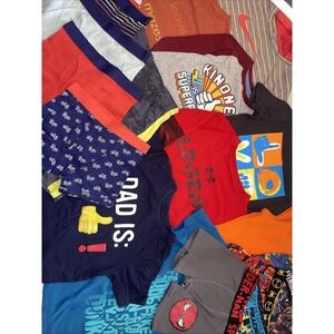 Boys Clothing Lot 4T 5T Sleepwear Shirts Undershorts Shorts Sweatshirt